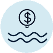 money wave icon